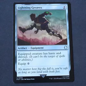Lightning Greaves 233 MTG Fallout (PIP) Uncommon NM - Bild 1 von 2