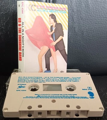 KC & The Sunshine Band – All In A Night - 1982 cassette excellent, cover VG+ - Image 1 of 2