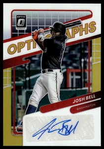 Josh Bell | 2022 Donruss Optic #OG-JO Optigraphs oro #/10 auto | quasi nuovo + - Foto 1 di 2