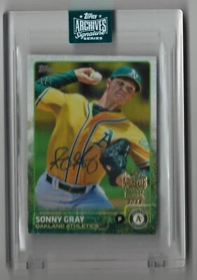 2022 TOPPS ARCHIVES SIGNATURE SERIES AUTOGRAPH SONNY GRAY (1/1) - Image 1 of 2