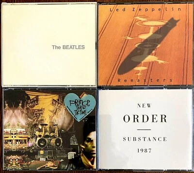 Beatles / Prince / Led Zeppelin / New Order ! / 4 X Double Disc - CD’s ! - Image 1 of 2