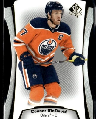 2021-22 Sp Authentic die cut Connor McDavid #DC-1 - Image 1 of 2