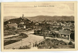 AK Bonn,Bad Godesberg,Ansicht mit Straßen,Gärten,Godesburg um 1912 - Imagen 1 de 2