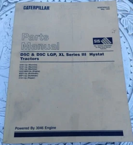 Manual de piezas de tractores de paso alto Caterpillar D5c y D5c Lgp XL Series 3 - Imagen 1 de 14