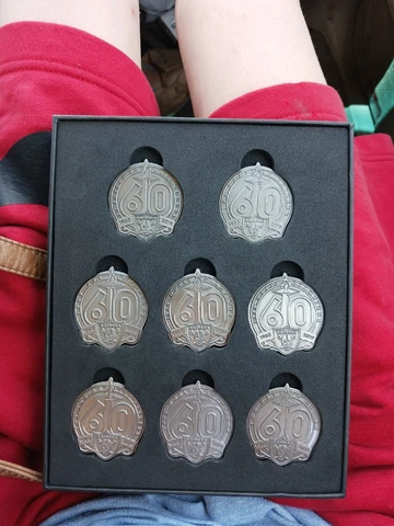 oakland raiders season ticket Holder 60th Coin Set Cover