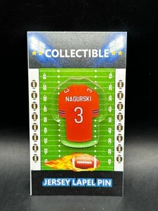 Chicago Bears Bronko Nagurski jersey lapel pin-Classic Collectible-Duh BEARS - Picture 1 of 1
