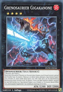 YuGiOh Grenosaurier Gigakanone DUNE-DE046 Common Neu 1st - Bild 1 von 2