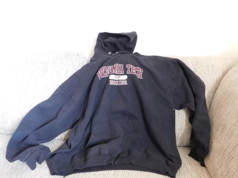 Virginia tech Hokies Hoodie black 2xl Cover