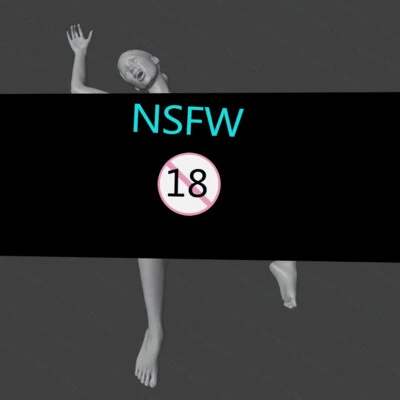 1/24 Scale Sexy Lady Nsfw Uncolored Unassembled 3D Printed Resin Model Kit Toy - Image 1 of 2