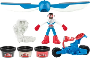 Play-Doh Marvel Captain America Moto-Slicer Playset with Bendy Action Figure New - Picture 1 of 10