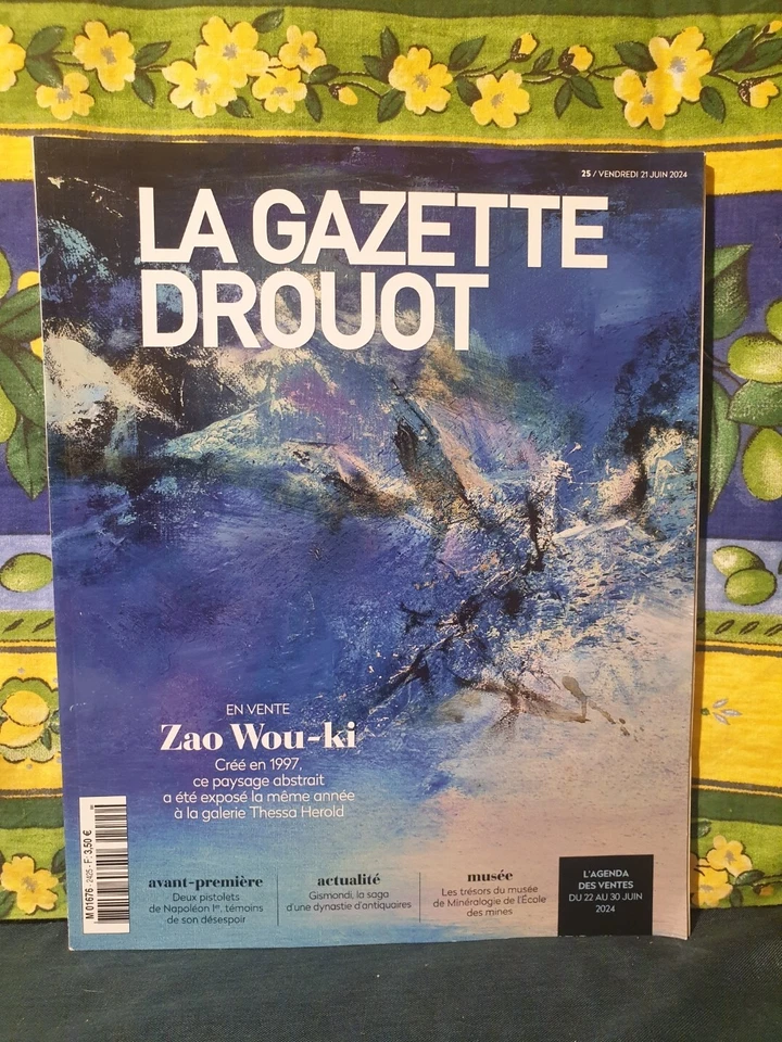 La gazette Drouot N° 25 21 juin 2024 Zao Wou-ki  REF E35 - Photo 1/1