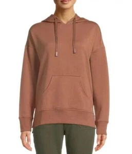 Brown Sz XXXL / 22 Lightweight Casual Wear Hoodie Hooded Sweatshirt Front Pocket - Picture 1 of 4