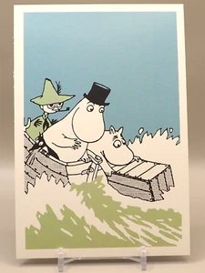 Moominpappa Moomintroll Snufkin Moomin Postcard Anime Japan X200 - Picture 1 of 6