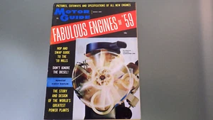 Vtg 1959 Motor Guide Magazine FABULOUS ENGINES Of '59 * See Pics for Contents - Picture 1 of 8