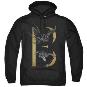 BATMAN B Licensed Adult Hooded and Crewneck Sweatshirt SM-5XL - Picture 1 of 4