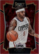 2015-16 Select Concourse Prizms Red Clippers Basketball Card #75 Josh Smith /149