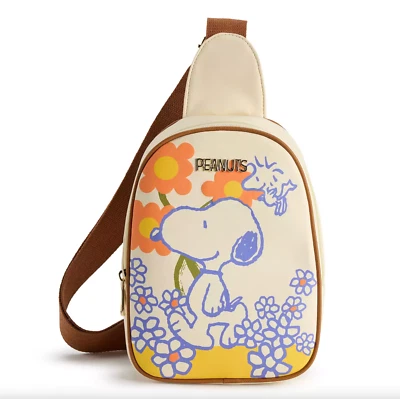Peanuts Snoopy and Woodstock Sling Bag - Image 1 of 4