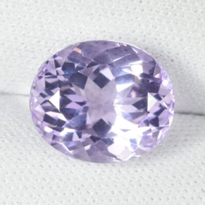 5.20 ct EXCELLENT LUSTROUS NATURAL LAVENDER QUARTZ GEMSTONE Oval Cut See Vdo - Picture 1 of 2
