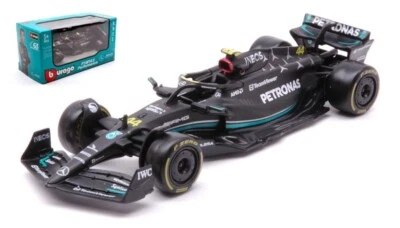 MODELLINO AUTO F1 STATICO BURAGO MERCEDES W14 #44 2023 LEWIS HAMILTON SCALA 1:43 - Immagine 1 di 4