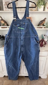 Liberty Bib Overalls Mens 46x29  Blue Denim Carpenter Classic Work - Picture 1 of 9