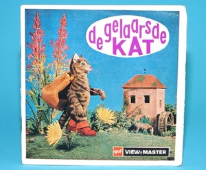 VIEW-MASTER 21 3 REEL SET PUSS IN BOOTS DUTCH 1968 GAF SAWYERS - Picture 1 of 3