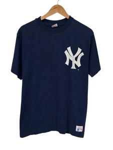 Vintage 90's Rawlings New York Yankees MLB Logo Graphic Tee Size Large - Picture 1 of 3