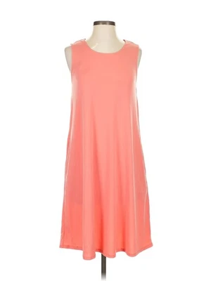 AB Studio Women Orange Casual Dress S - Image 1 of 4
