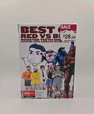 Best Of Red Vs Blue, Rooster Teeth Shorts & Animated Adventures DVD Boxset - R4 - image 1 of 4