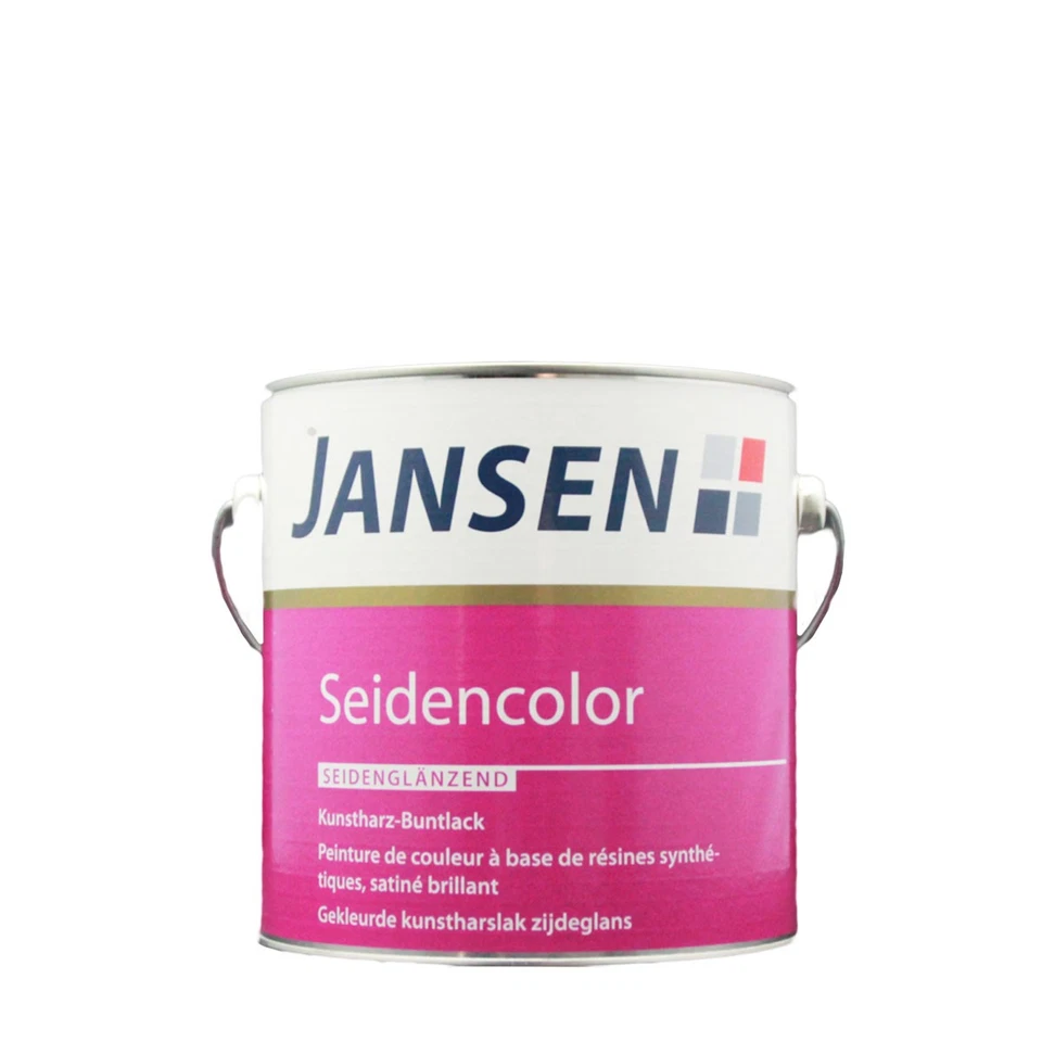 Jansen Seidencolor 2,5L weiss, seidenglänzend vergilbungsarm Alkydharz - Bild 1 von 1