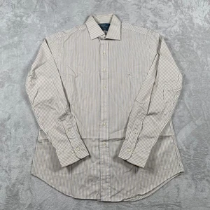 Polo Ralph Lauren Men Regent Custom Fit Striped Dress Shirt Size 16 30/33 - Picture 1 of 7