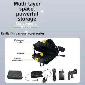 Umhängetasche wasserdichte Tasche für Fischfinder mit mehrlagigen Aufbewahrung - Picture 1 of 10