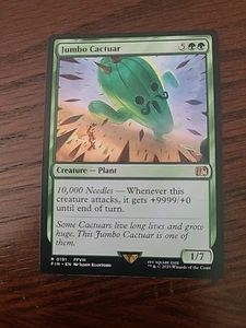 Jumbo Cactuar NM/M FINAL FANTASY Magic the Gathering MTG - Picture 1 of 2
