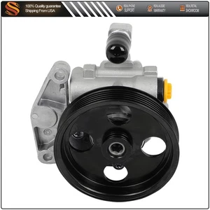 Power Steering Pump with Pulley for Mercedes-Benz C300 C350 3.0L 2008 2009 - Picture 1 of 6