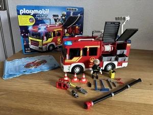 Playmobil 5363 Feuerwehr Löschgruppenfahrzeug mit Licht und Sound in OVP - Bild 1 von 11