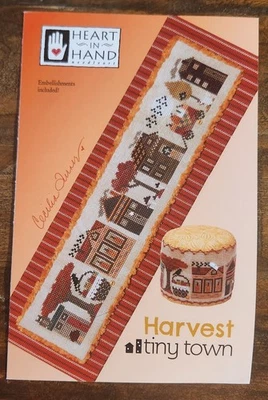 Cross Stitch Pattern  - Harvest Tiny Town - Heart In Hand Needleart - Image 1 of 4