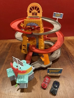 Disney Pixar Cars Radiator Springs Mountain Race Track Complete w/ Original Cars - Image 1 of 2