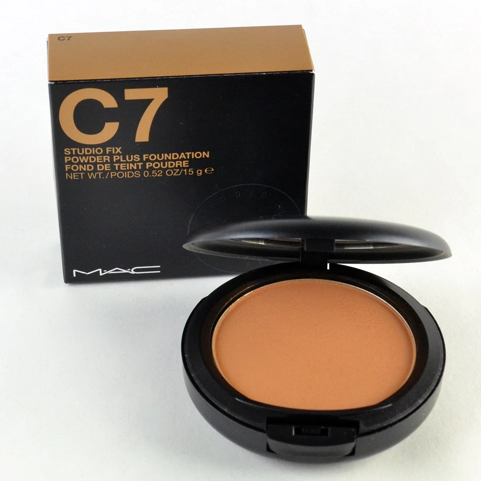 Mac Studio Fix Powder Plus Foundation C7 - Full Size 0.52 Oz. / 15 g New - Image 1 of 1