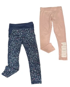Puma & OshKosh B’gosh Girls’ Leggings Bundle Size 6X – Excellent Condition - Picture 1 of 3