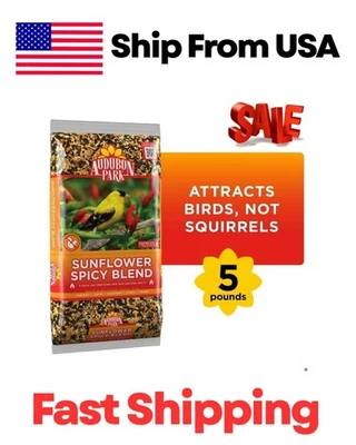Sunflower Spicy Blend Wild Bird Food, Dry, 1 Count per Pack, 5 Lb. - Image 1 of 4