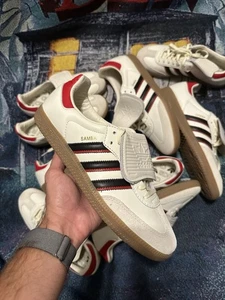 Adidas Samba LT Lengua Larga Nube Blanco Escarlata JQ5124 RARO Colaboración Talla 12 - Imagen 1 de 6