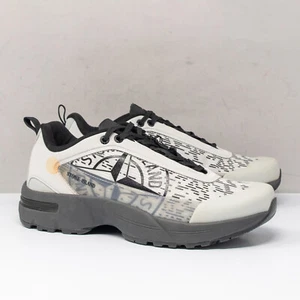 Stone Island Grime, Größe 8 (41 EU) Compass Sky Blue 78FWS Logo Sneaker - Bild 1 von 6