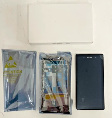 Paquete de 2 cubiertas digitalizadoras de pantalla táctil frontal OEM Sony Xperia Z2 negras genuinas NUEVO Foto 1 de 4