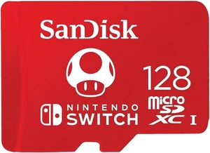 SanDisk 128GB microSDXC Card, Licensed for Nintendo-Switch - SDSQXAO-128G-GNCZN - Picture 1 of 5