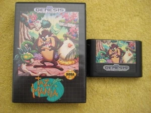 Taz-Mania (Sega Genesis, 1992) CARRELLO + scatola + NO manuale - Foto 1 di 4
