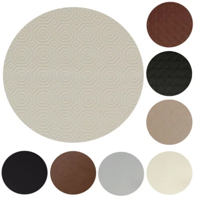 ROUND Table Protector Heat Resistant Grey Cream, Black, Beige, Brown, Heavy Duty - Image 1 of 4