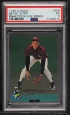 1992 Classic Draft Picks Foil Bonus Derek Jeter #BC6 PSA 5 HOF