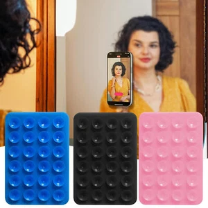 Ventouse Téléphone Douche Support Silicone Adhésif Accessoire Support Mains Libres - Photo 1 sur 12