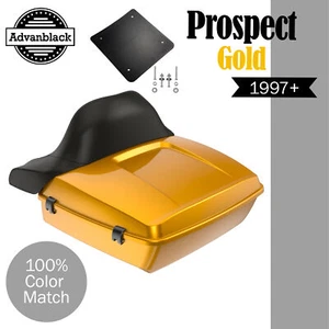 PROSPECT GOLD Rushmore Chopped Tour Pack Wrap Around For Harley/Softail 97+ - Picture 1 of 12