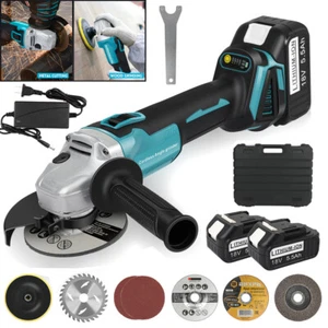 125mm Electric Cordless Brushless Angle Grinder For Makita 18V Battery 9000RPM - Picture 1 of 40