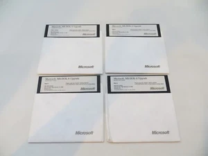 5.25" Floppy Disk MICROSOFT MS-DOS 6 UPGRADE Version 6.0 1993 Computer Discs - Afbeelding 1 van 5